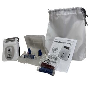Emjoi Micro-Pedi Nano Pro Kit White Has 2 Speeds Foot Care Battery Operated NWOT